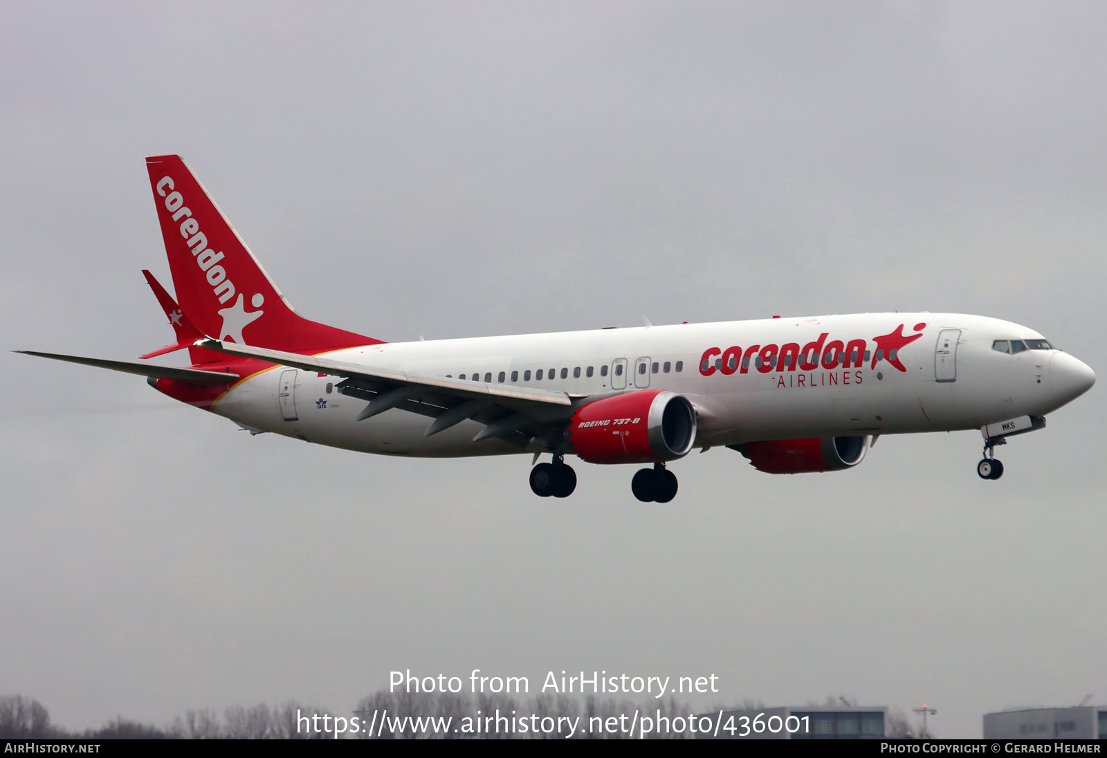 Aircraft Photo of TC-MKS | Boeing 737-8 Max 8 | Corendon Airlines | AirHistory.net #436001