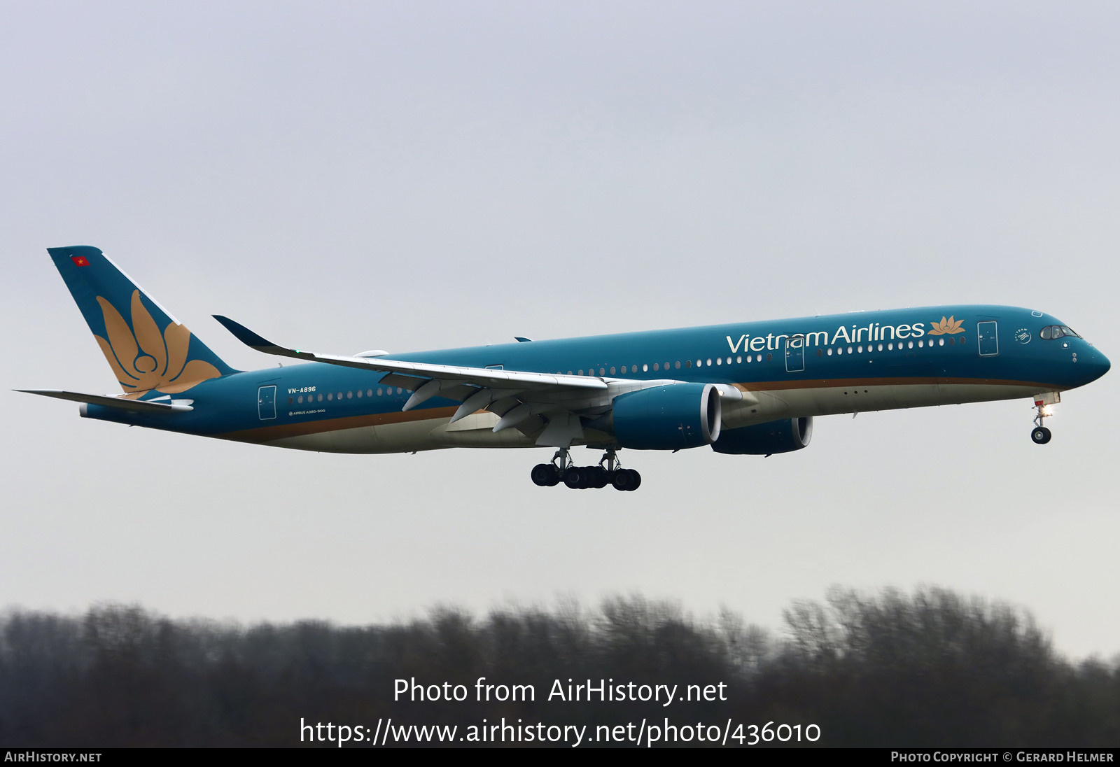 Aircraft Photo of VN-A896 | Airbus A350-941 | Vietnam Airlines | AirHistory.net #436010