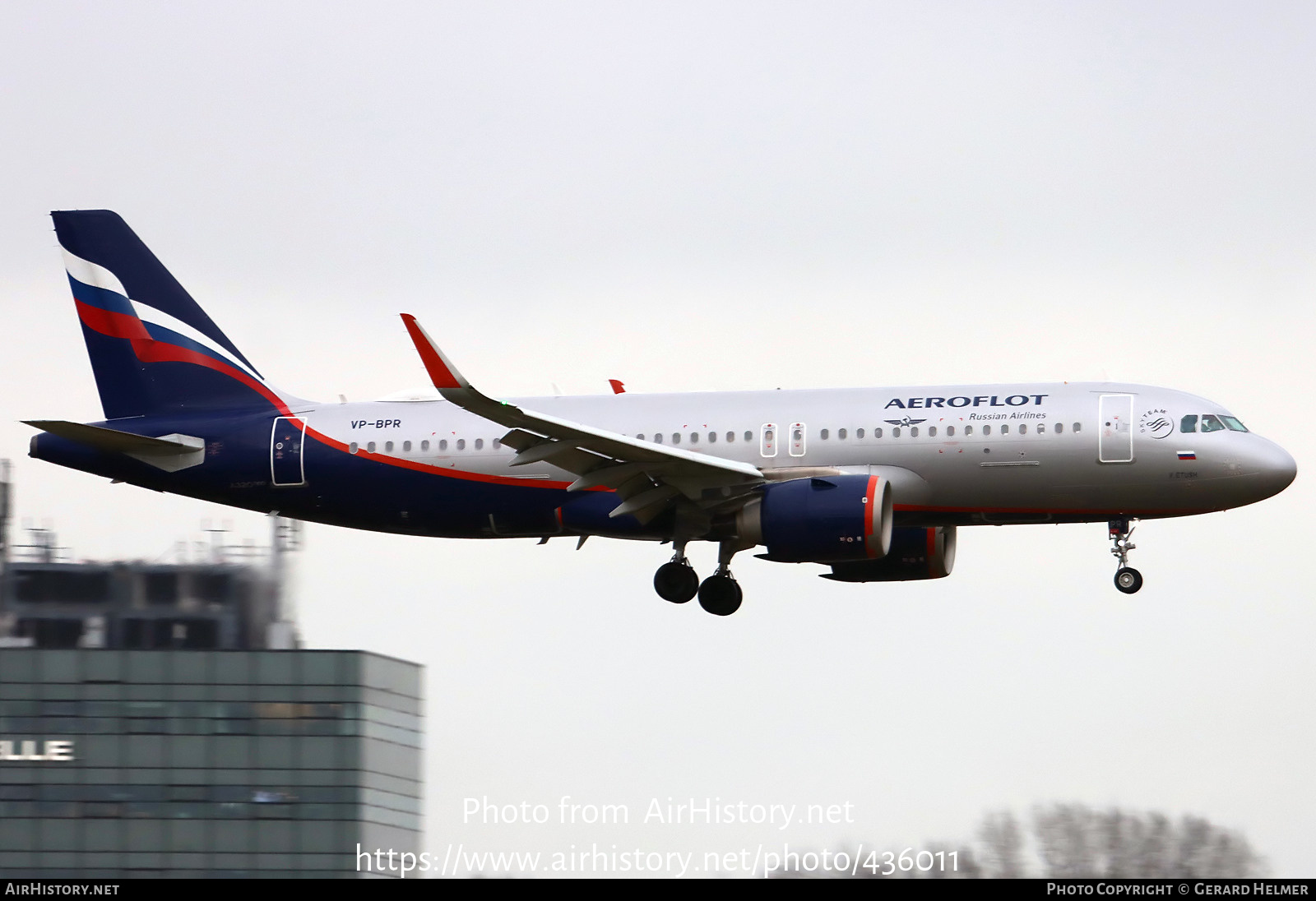 Aircraft Photo of VP-BPR | Airbus A320-251N | Aeroflot - Russian Airlines | AirHistory.net #436011