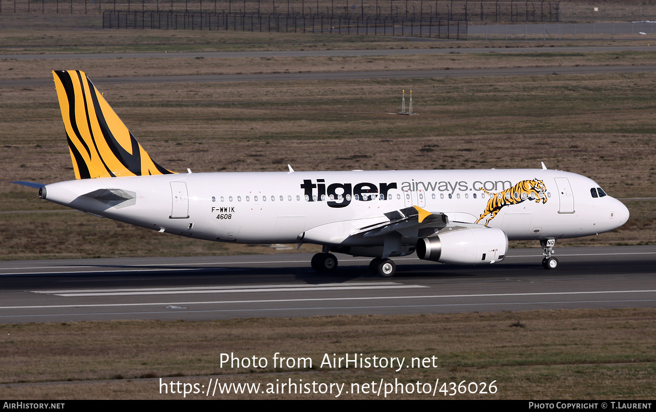 Aircraft Photo of F-WWIK | Airbus A320-232 | Tiger Airways | AirHistory.net #436026