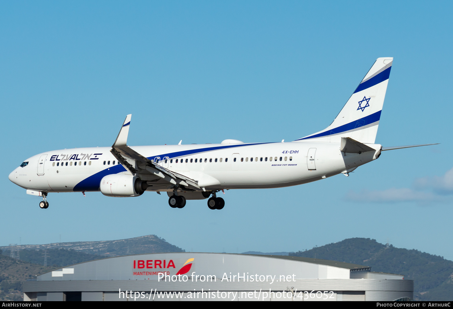 Aircraft Photo of 4X-EHH | Boeing 737-958/ER | El Al Israel Airlines | AirHistory.net #436052