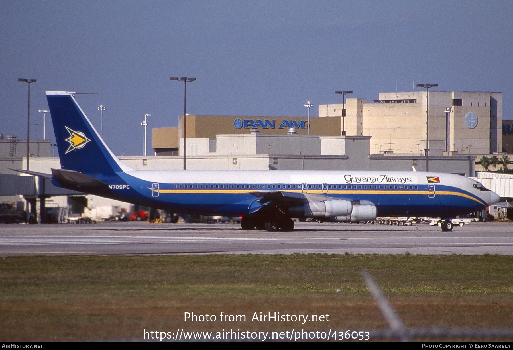 Aircraft Photo of N709PC | Boeing 707-323B | Guyana Airways | AirHistory.net #436053