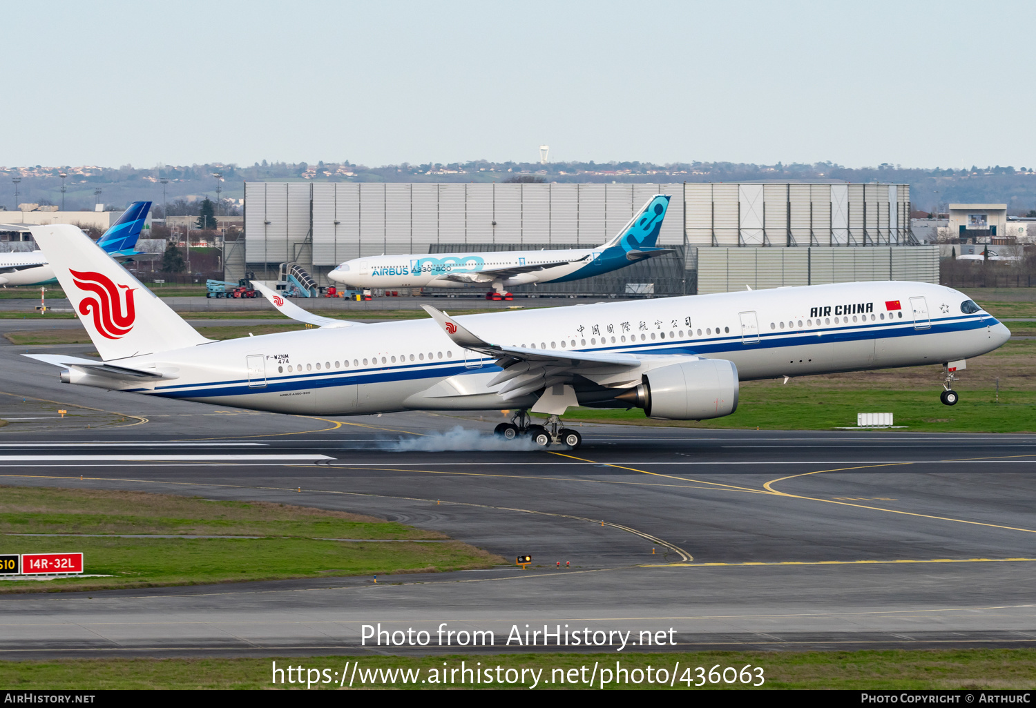 Aircraft Photo of F-WZNM | Airbus A350-941 | Air China | AirHistory.net #436063