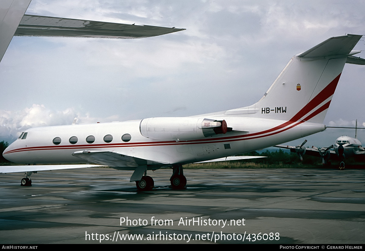 Aircraft Photo of HB-IMW | Grumman American G-1159 Gulfstream II | AirHistory.net #436088