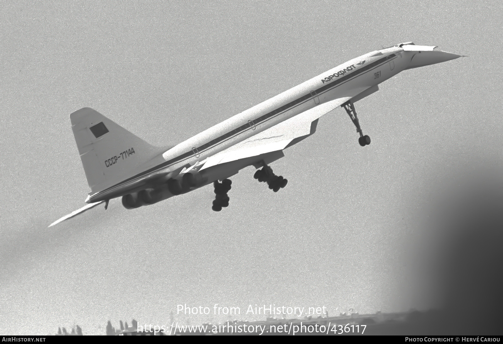 Aircraft Photo of CCCP-77144 / CCCP-104 (PREVIOUSLY | Tupolev Tu-144S | Aeroflot | AirHistory.net #436117