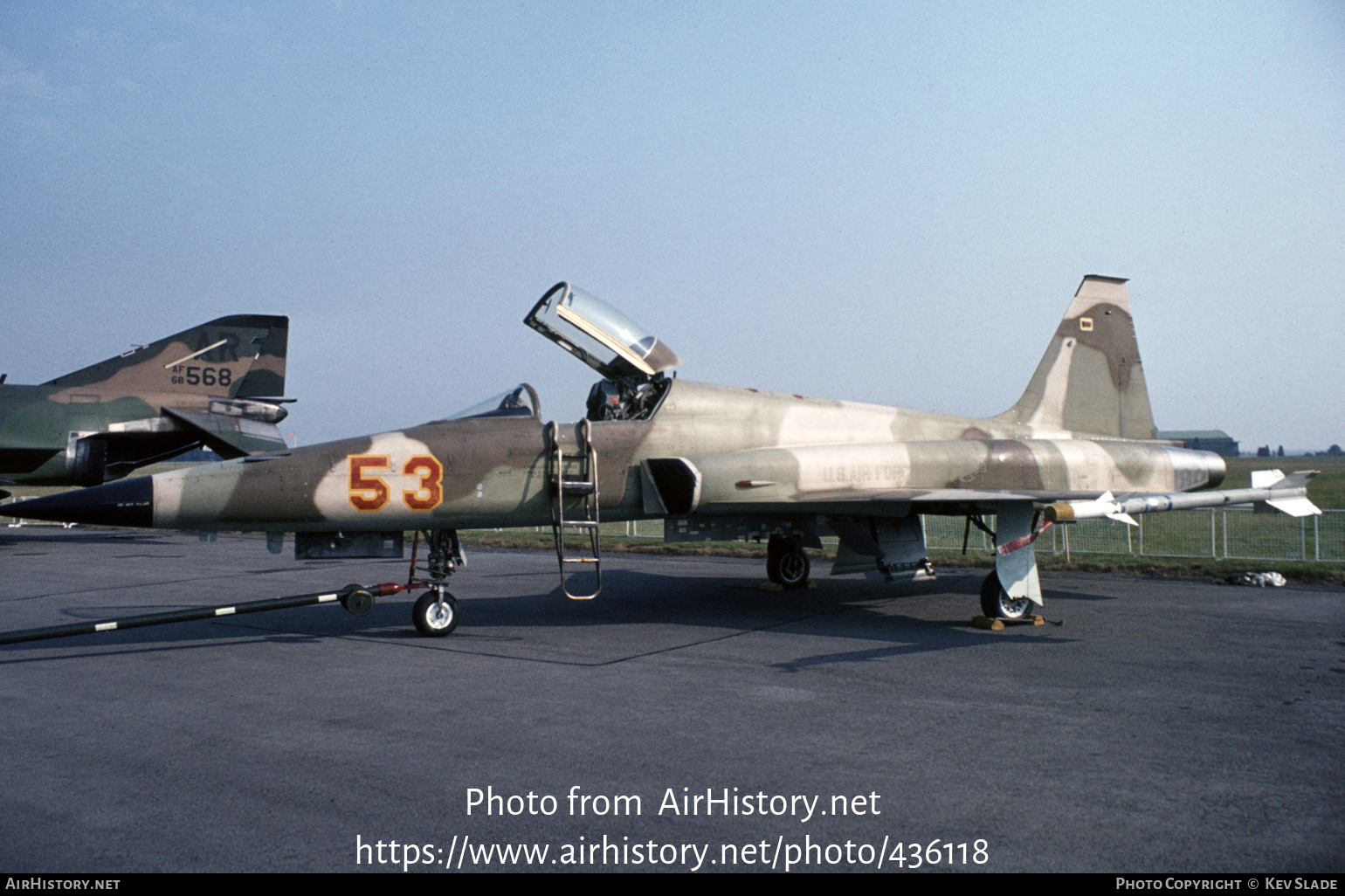 Aircraft Photo of 74-1553 / 01553 | Northrop F-5E Tiger II | USA - Air Force | AirHistory.net #436118