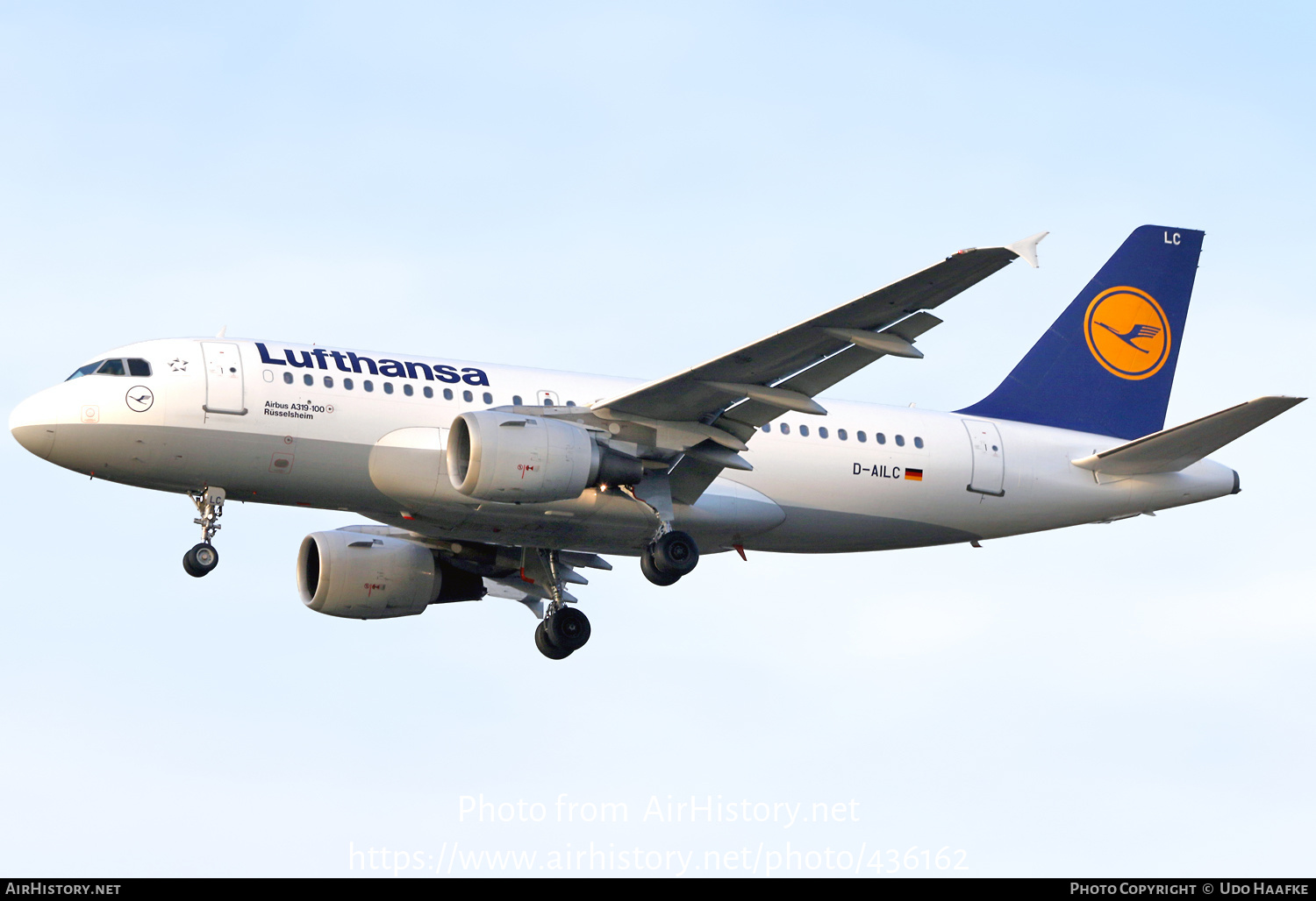 Aircraft Photo of D-AILC | Airbus A319-114 | Lufthansa | AirHistory.net #436162