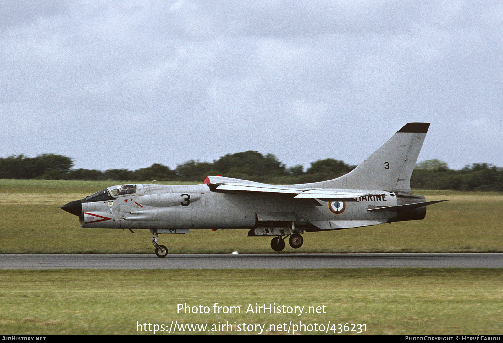 Aircraft Photo of 3 | Vought F-8E(FN) Crusader | France - Navy | Marine | AirHistory.net #436231