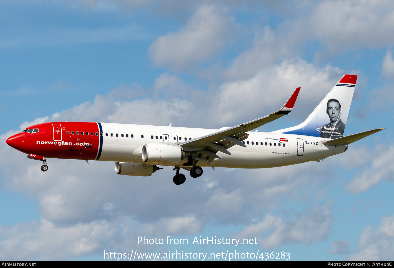 Aircraft Photo of EI-FVZ | Boeing 737-8JP | Norwegian | AirHistory.net #436283