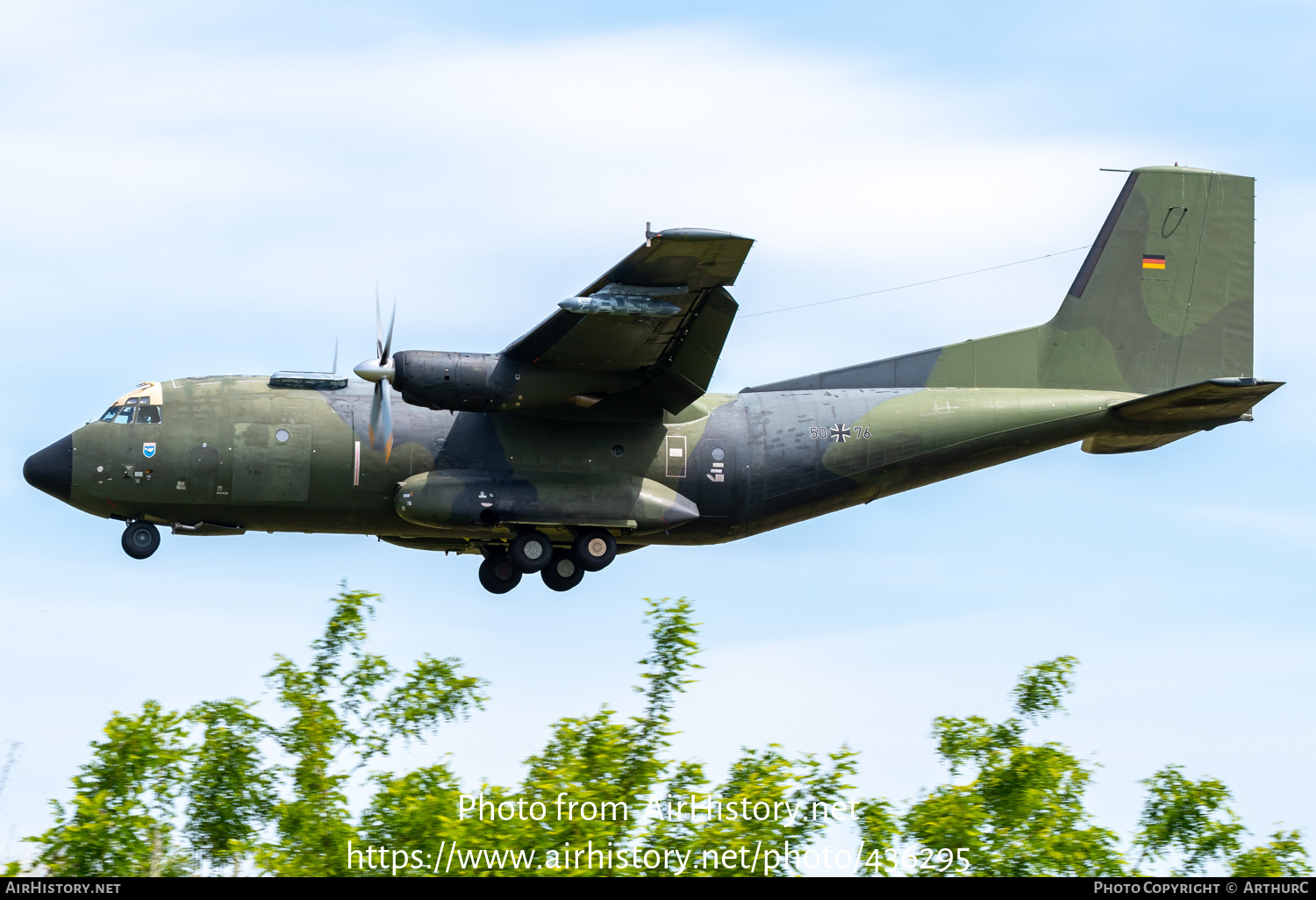 Aircraft Photo of 5076 | Transall C-160D | Germany - Air Force | AirHistory.net #436295