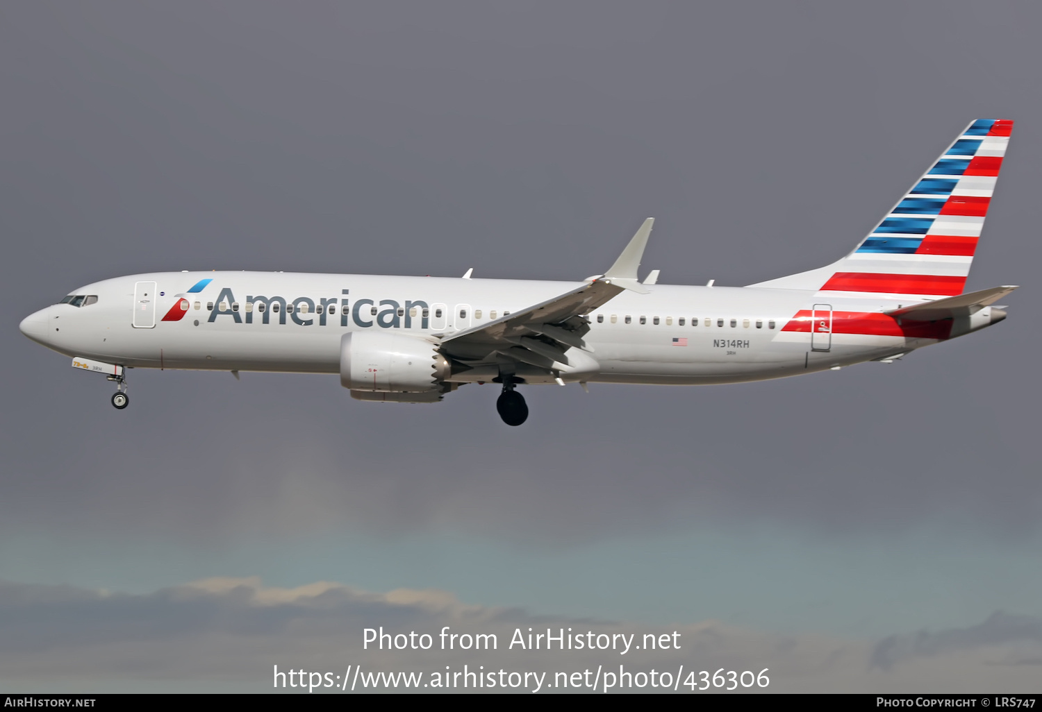 Aircraft Photo of N314RH | Boeing 737-8 Max 8 | American Airlines | AirHistory.net #436306