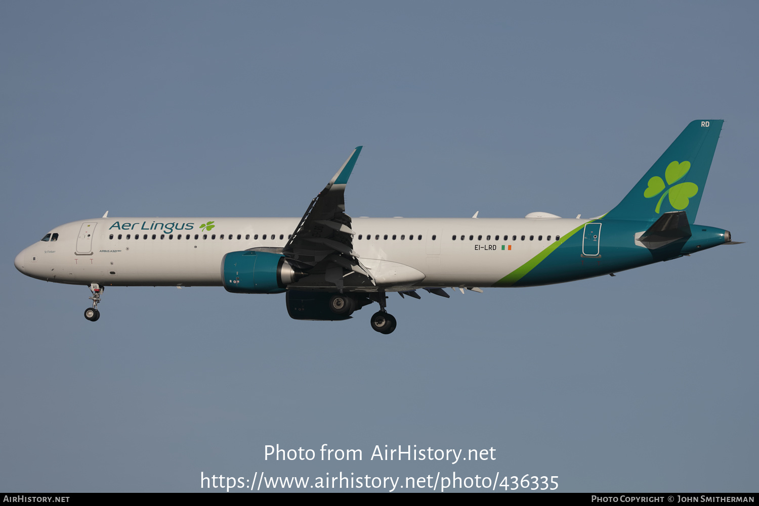 Aircraft Photo of EI-LRD | Airbus A321-253NX | Aer Lingus | AirHistory.net #436335