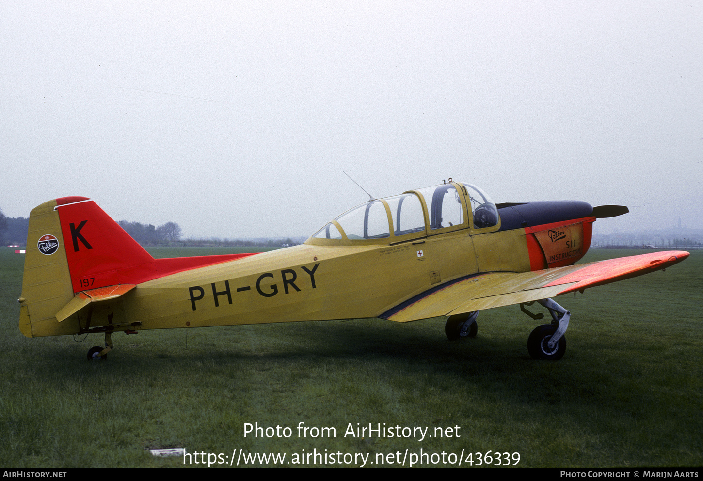 Aircraft Photo of PH-GRY / 197 | Fokker S.11-1 Instructor | AirHistory.net #436339