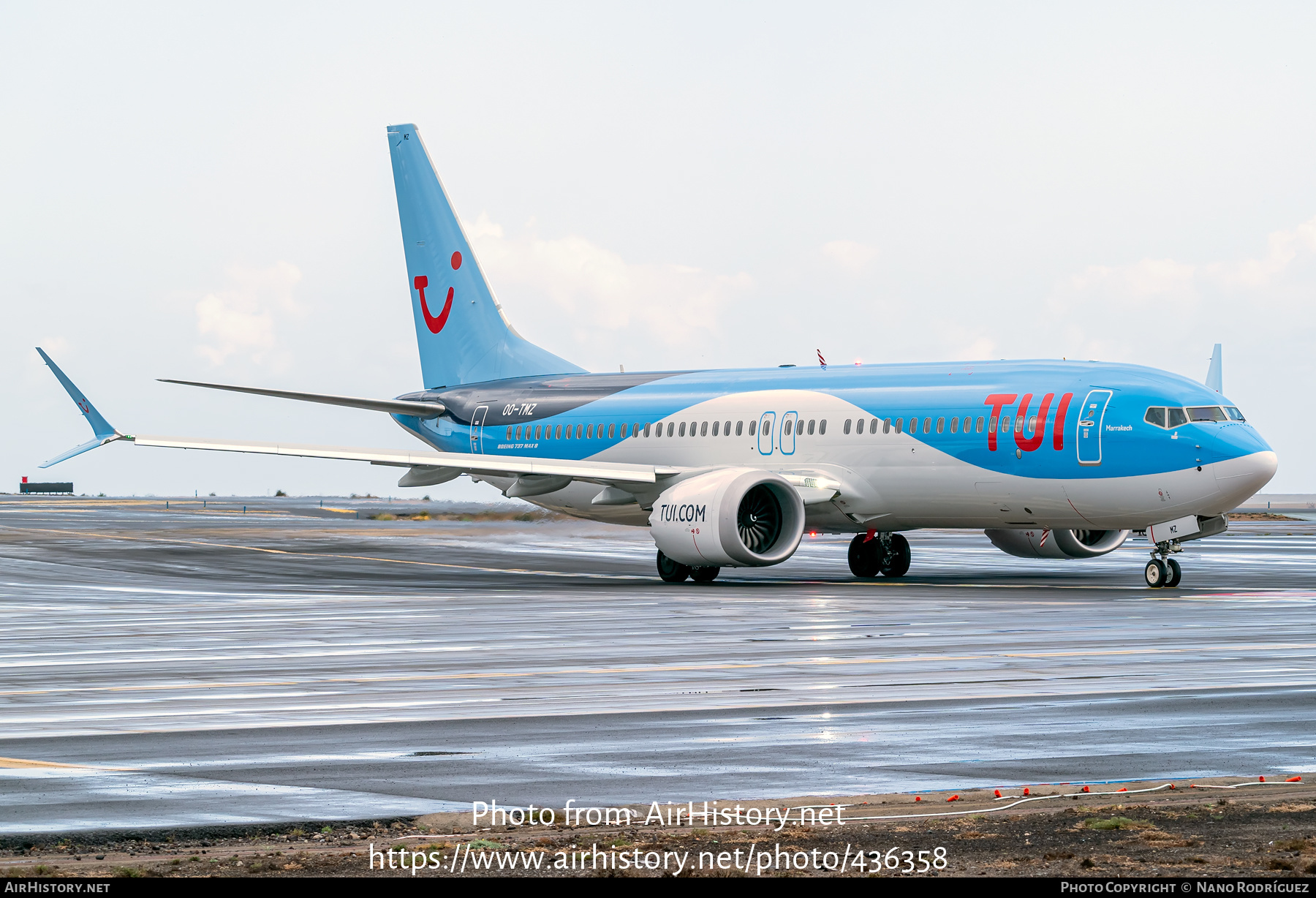 Aircraft Photo of OO-TMZ | Boeing 737-8 Max 8 | TUI | AirHistory.net #436358