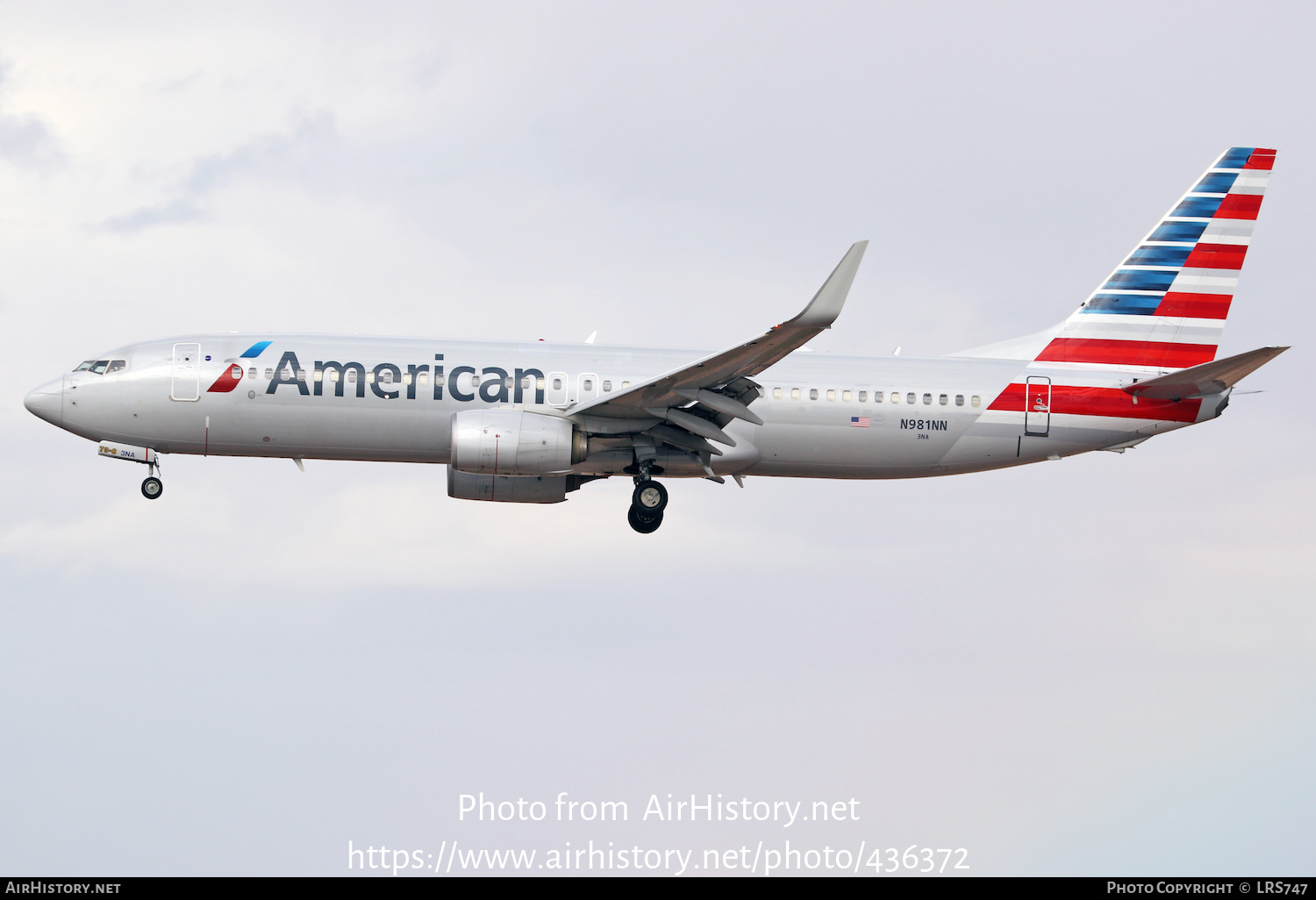 Aircraft Photo of N981NN | Boeing 737-823 | American Airlines | AirHistory.net #436372