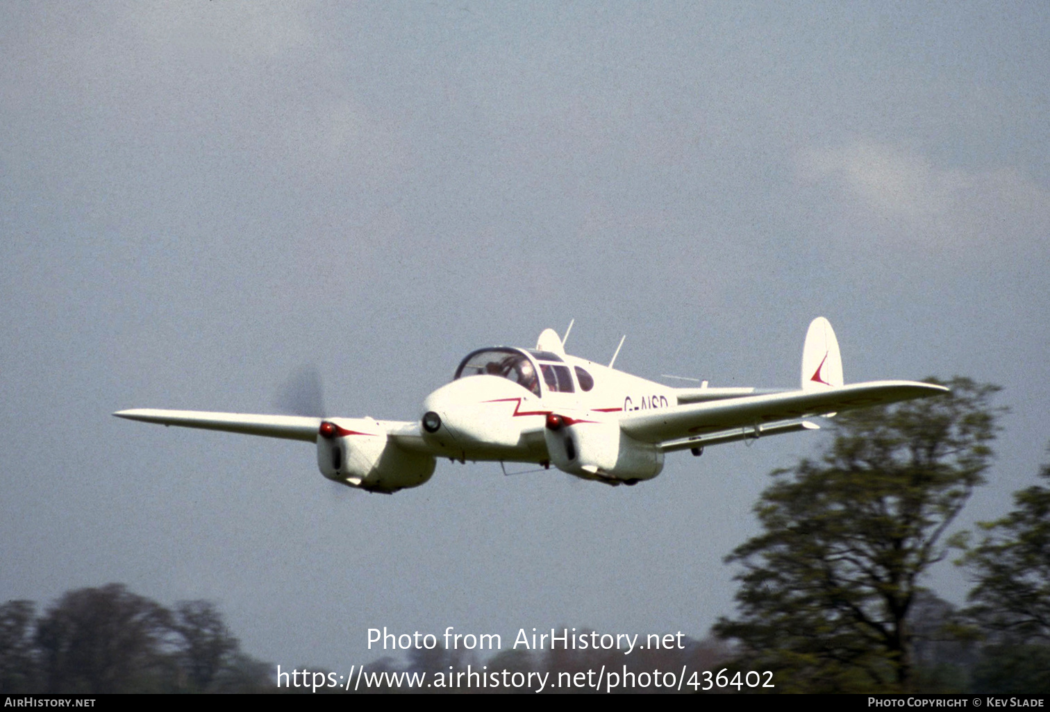 Aircraft Photo of G-AISD | Miles M.65 Gemini 1A | AirHistory.net #436402