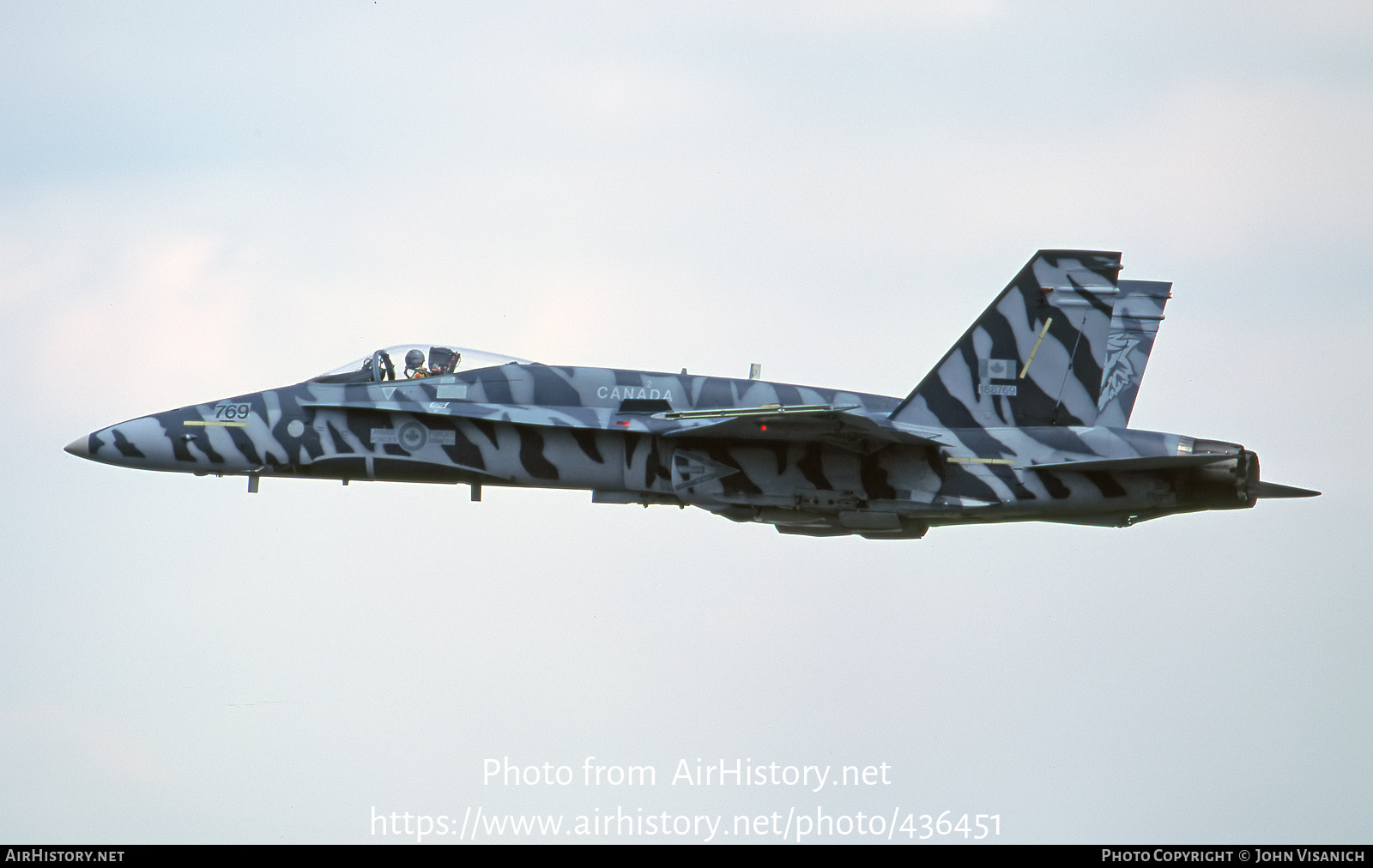 Aircraft Photo of 188769 | McDonnell Douglas CF-188 Hornet | Canada - Air Force | AirHistory.net #436451