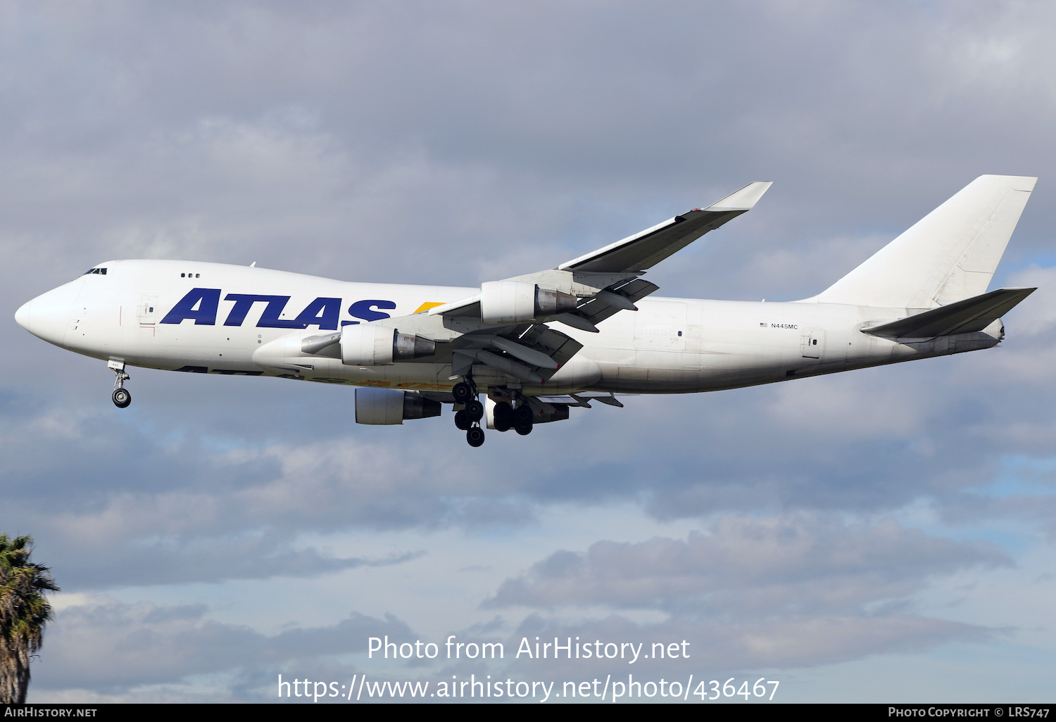 Aircraft Photo of N445MC | Boeing 747-4B5F/ER/SCD | Atlas Air | AirHistory.net #436467