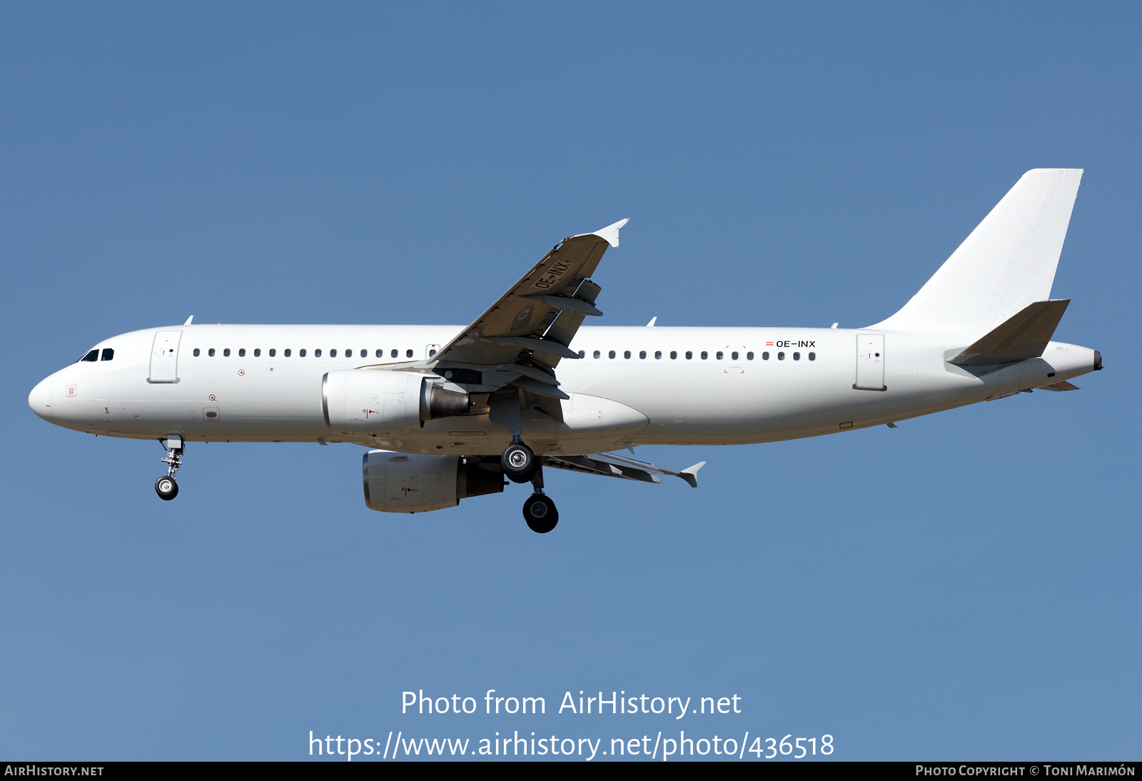 Aircraft Photo of OE-INX | Airbus A320-214 | AirHistory.net #436518