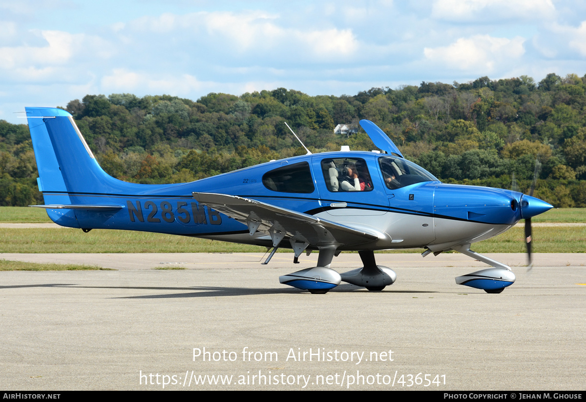 Aircraft Photo of N285MB | Cirrus SR-22 G6-GTS Platinum | AirHistory.net #436541