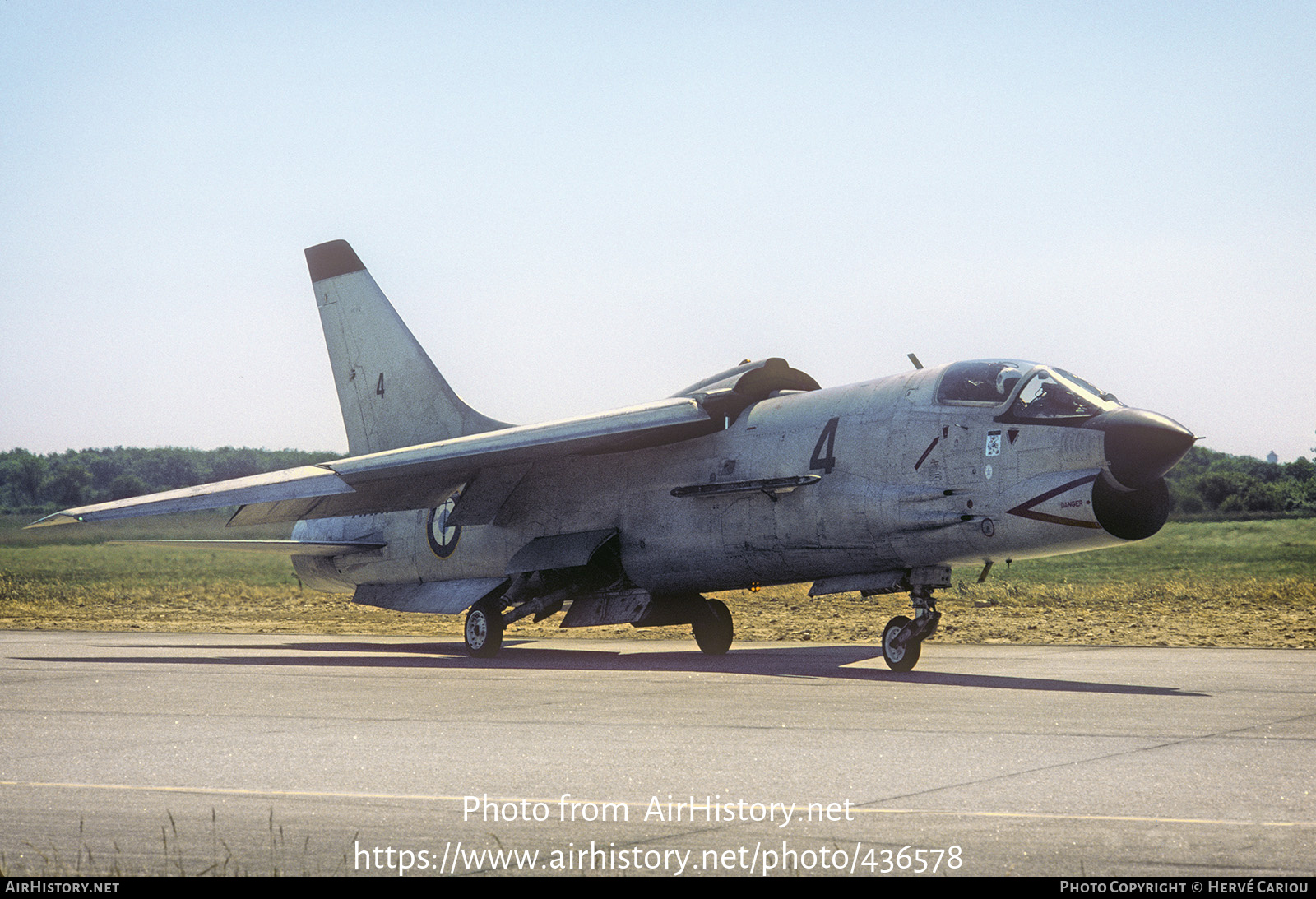 Aircraft Photo of 4 | Vought F-8E(FN) Crusader | France - Navy | AirHistory.net #436578