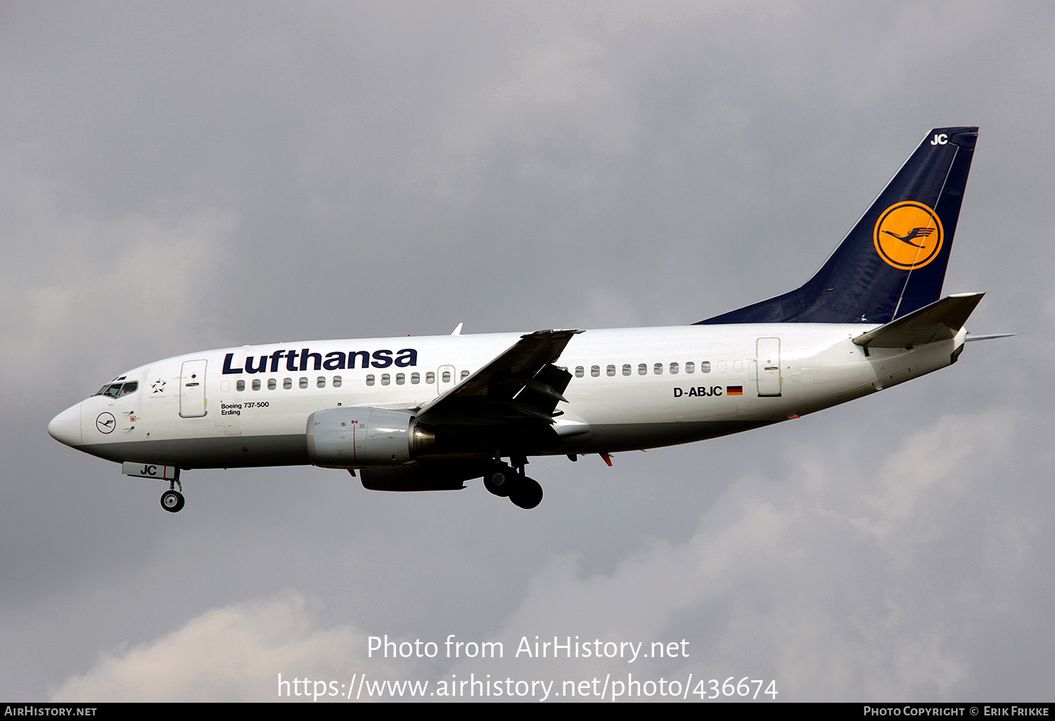 Aircraft Photo of D-ABJC | Boeing 737-530 | Lufthansa | AirHistory.net #436674