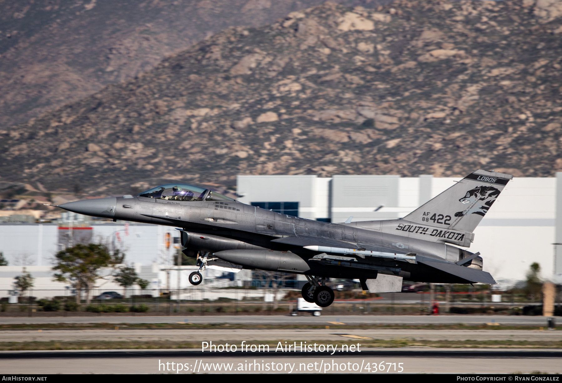 Aircraft Photo of 88-0422 / AF88-422 | General Dynamics F-16CM Fighting Falcon | USA - Air Force | AirHistory.net #436715