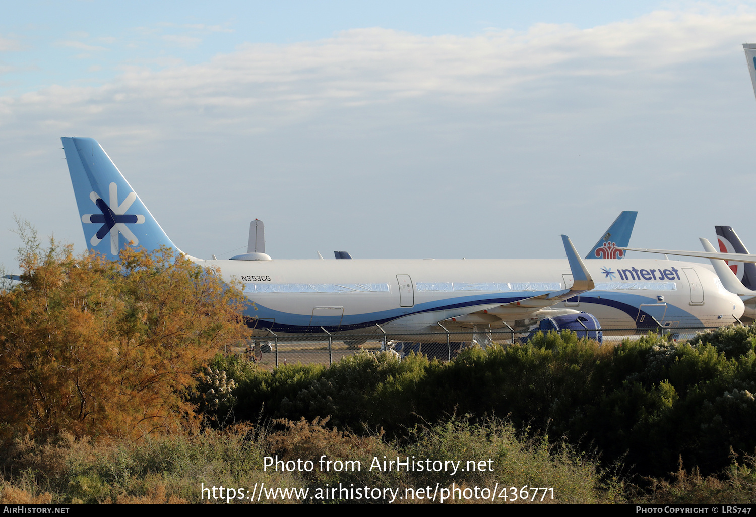 Aircraft Photo of N353CG | Airbus A321-251N | Interjet | AirHistory.net #436771