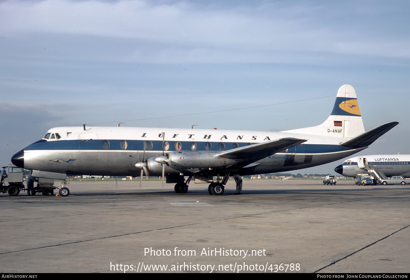 Aircraft Photo of D-ANAF | Vickers 814 Viscount | Lufthansa ...