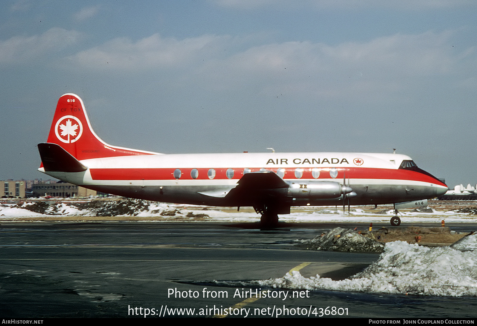 Aircraft Photo of CF-TGX | Vickers 757 Viscount | Air Canada | AirHistory.net #436801