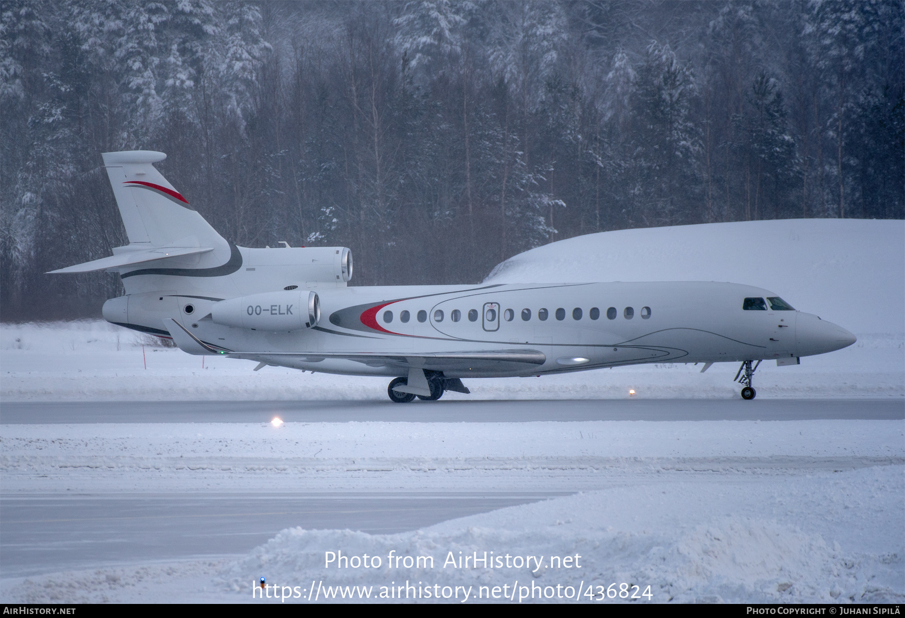 Aircraft Photo of OO-ELK | Dassault Falcon 8X | AirHistory.net #436824