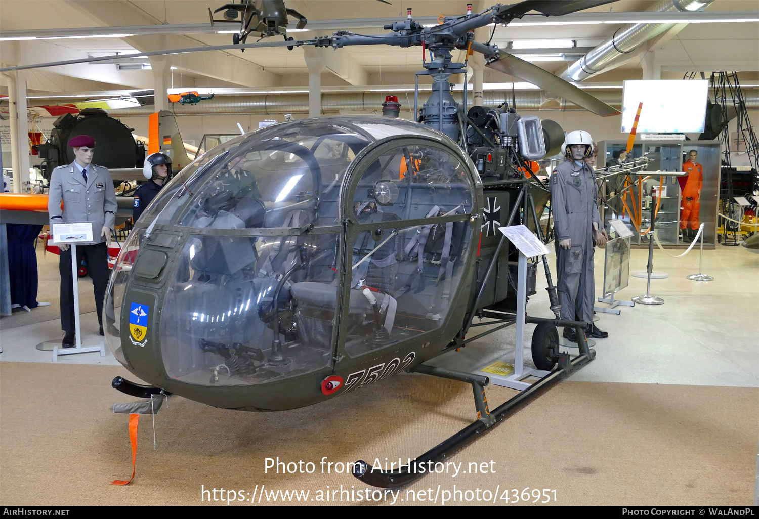 Aircraft Photo of 7502 | Sud SE-3130 Alouette II | Germany - Air Force | AirHistory.net #436951