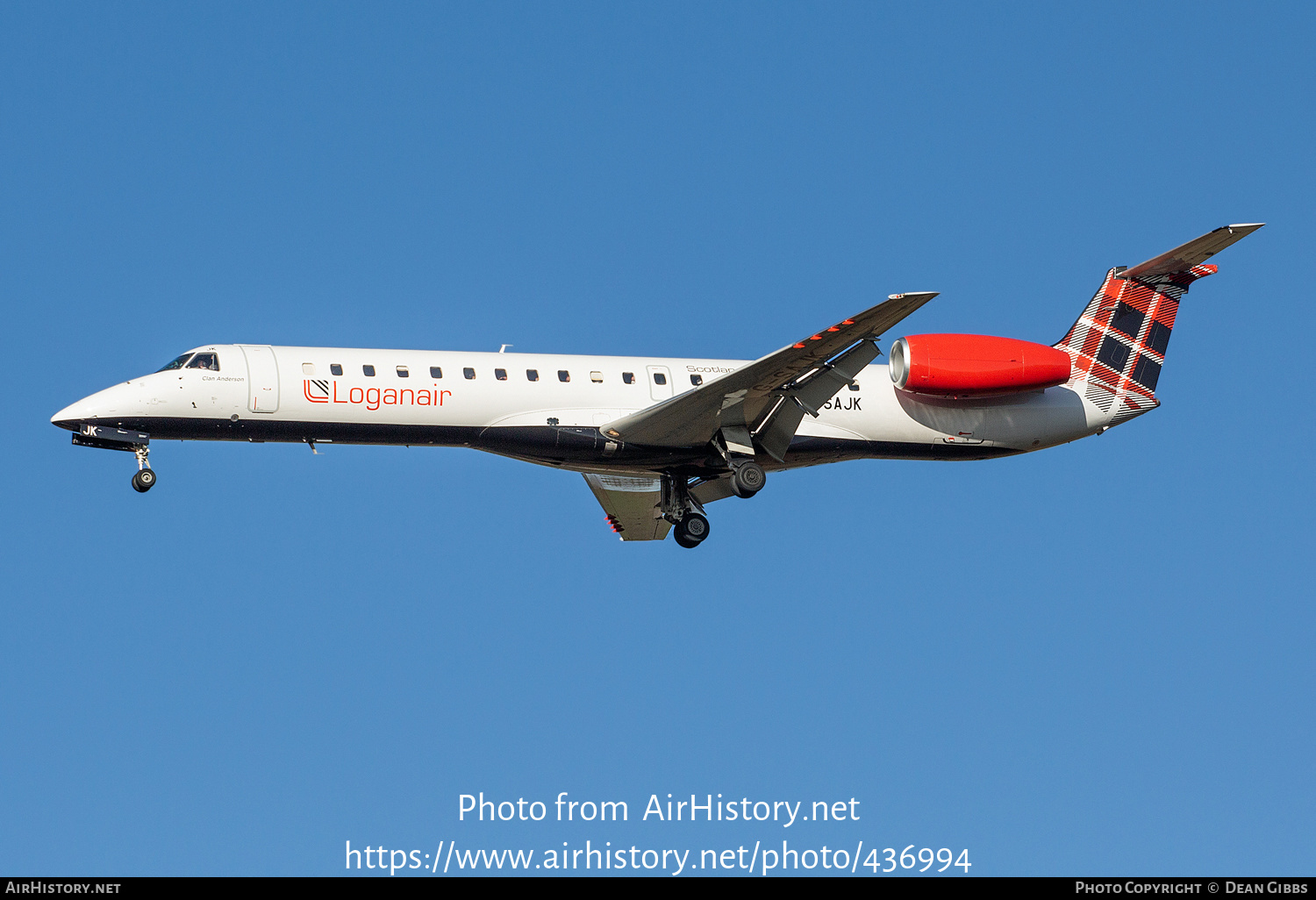 Aircraft Photo of G-SAJK | Embraer ERJ-145EP (EMB-145EP) | Loganair | AirHistory.net #436994