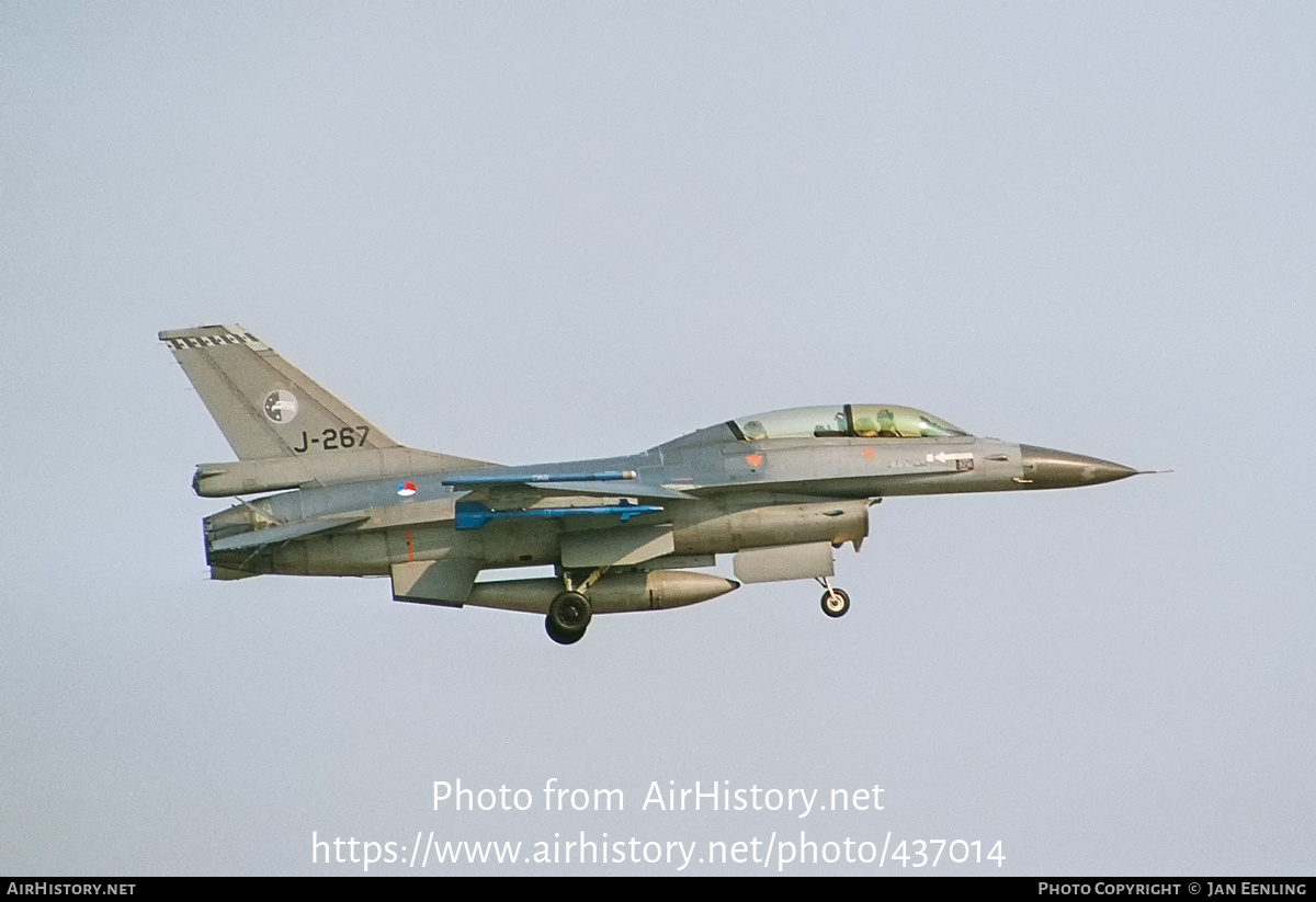 Aircraft Photo of J-267 | General Dynamics F-16BM Fighting Falcon | Netherlands - Air Force | AirHistory.net #437014