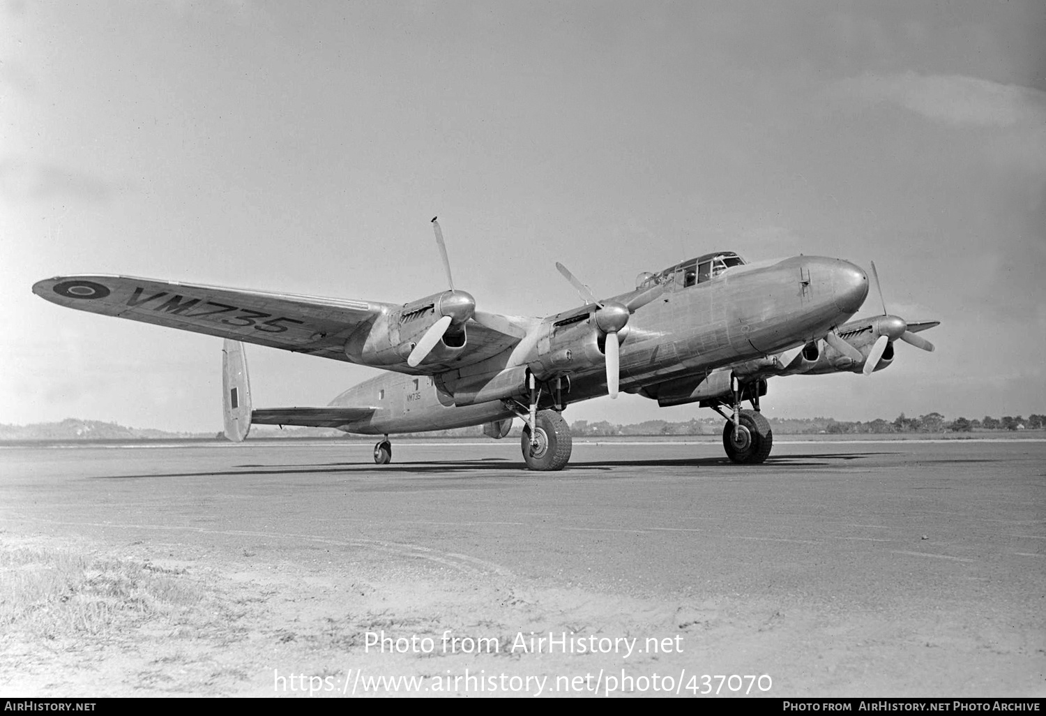 Aircraft Photo of VM735 | Avro 691 Lancastrian C2 | UK - Air Force ...