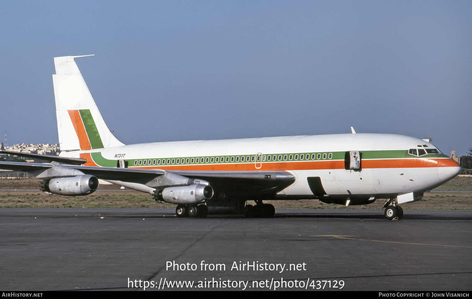 Aircraft Photo of N731T | Boeing 720-027 | AirHistory.net #437129