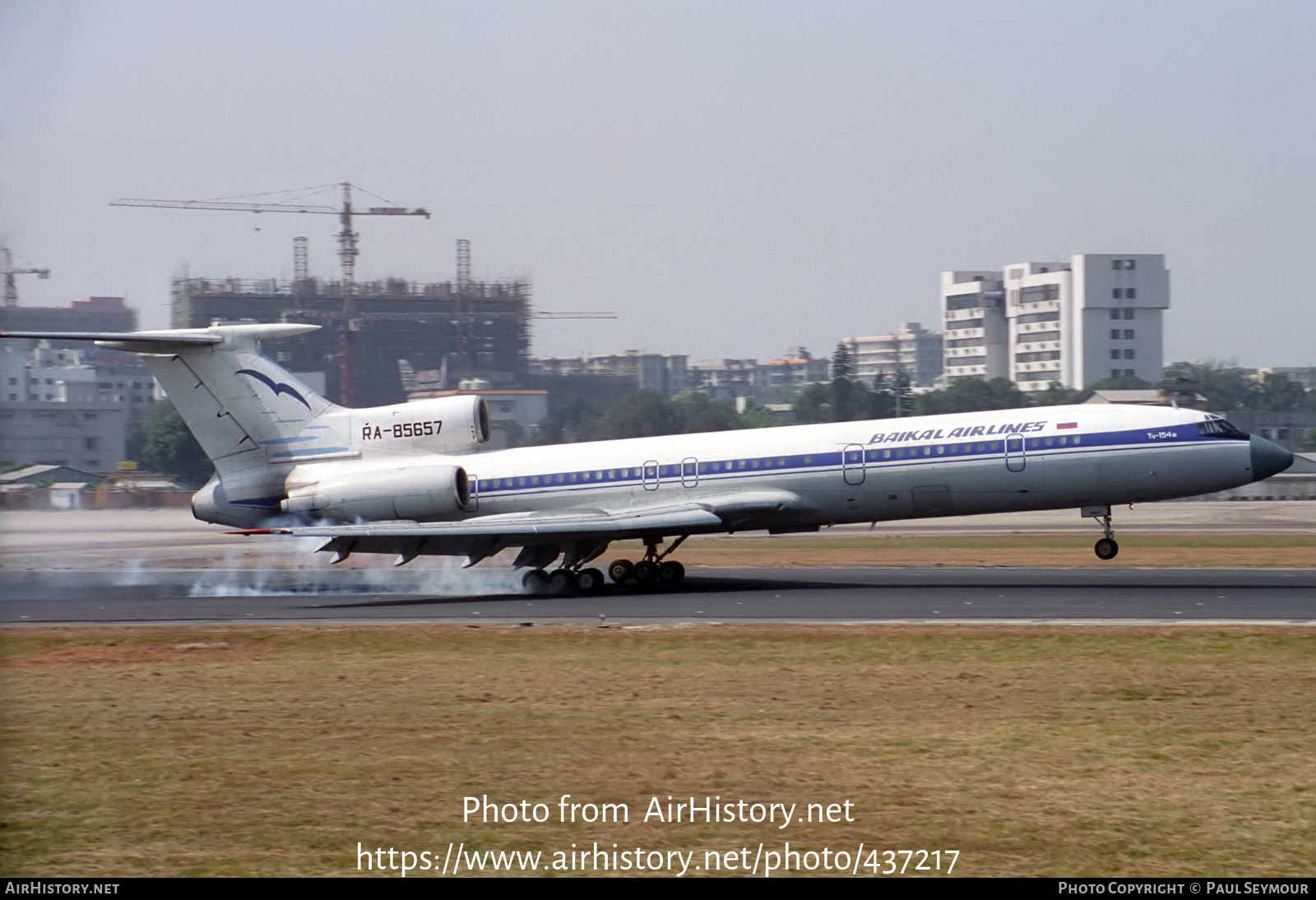 Aircraft Photo of RA-85657 | Tupolev Tu-154M | Baikal Airlines | AirHistory.net #437217