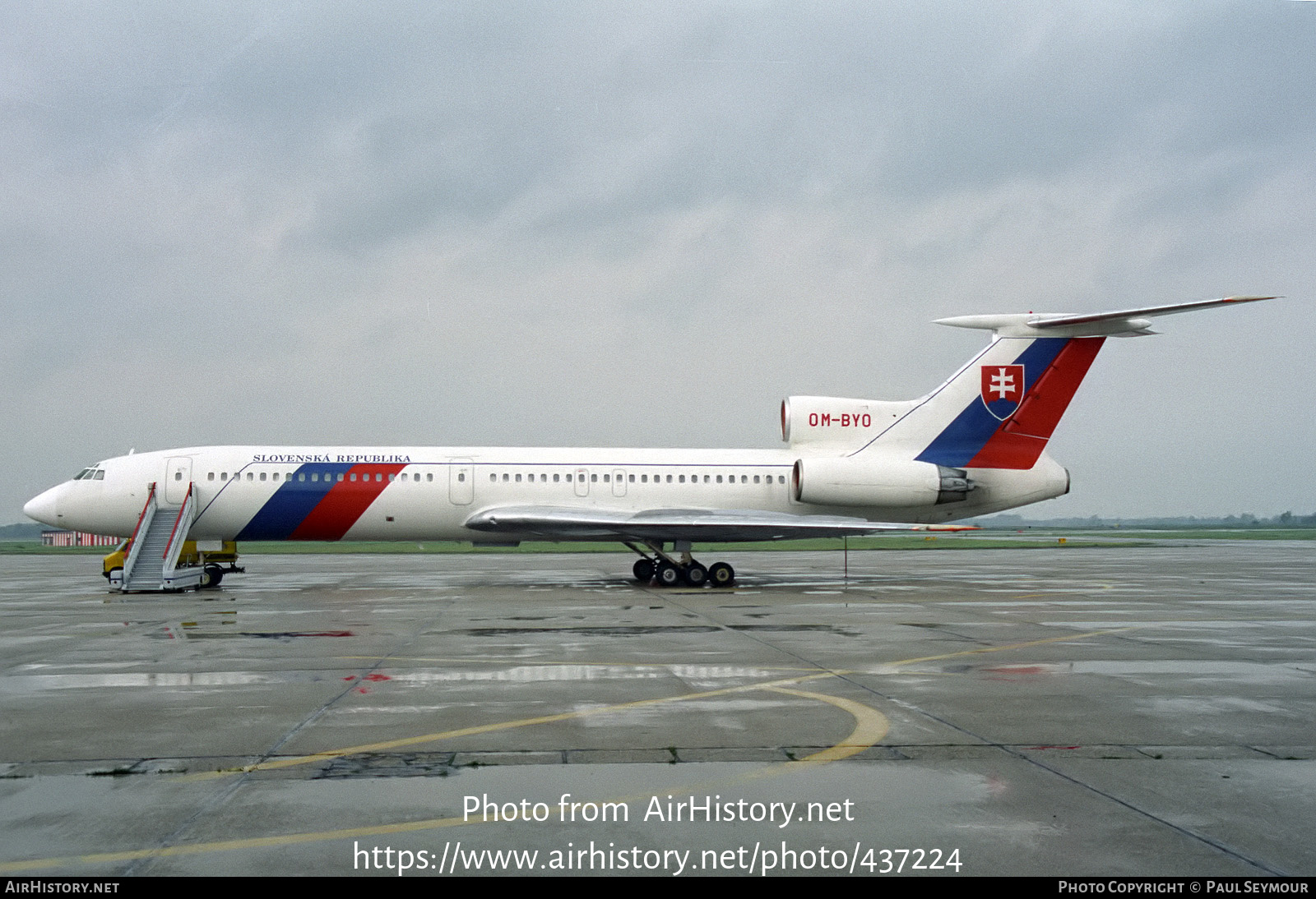 Aircraft Photo of OM-BYO | Tupolev Tu-154M | Slovakia - Government | AirHistory.net #437224