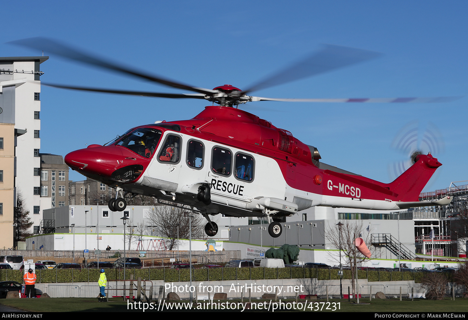 Aircraft Photo of G-MCSD | AgustaWestland AW-139 | AirHistory.net #437231