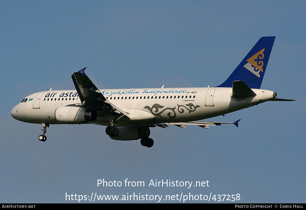 Aircraft Photo of P4-WAS | Airbus A320-232 | Air Astana | AirHistory.net #437258