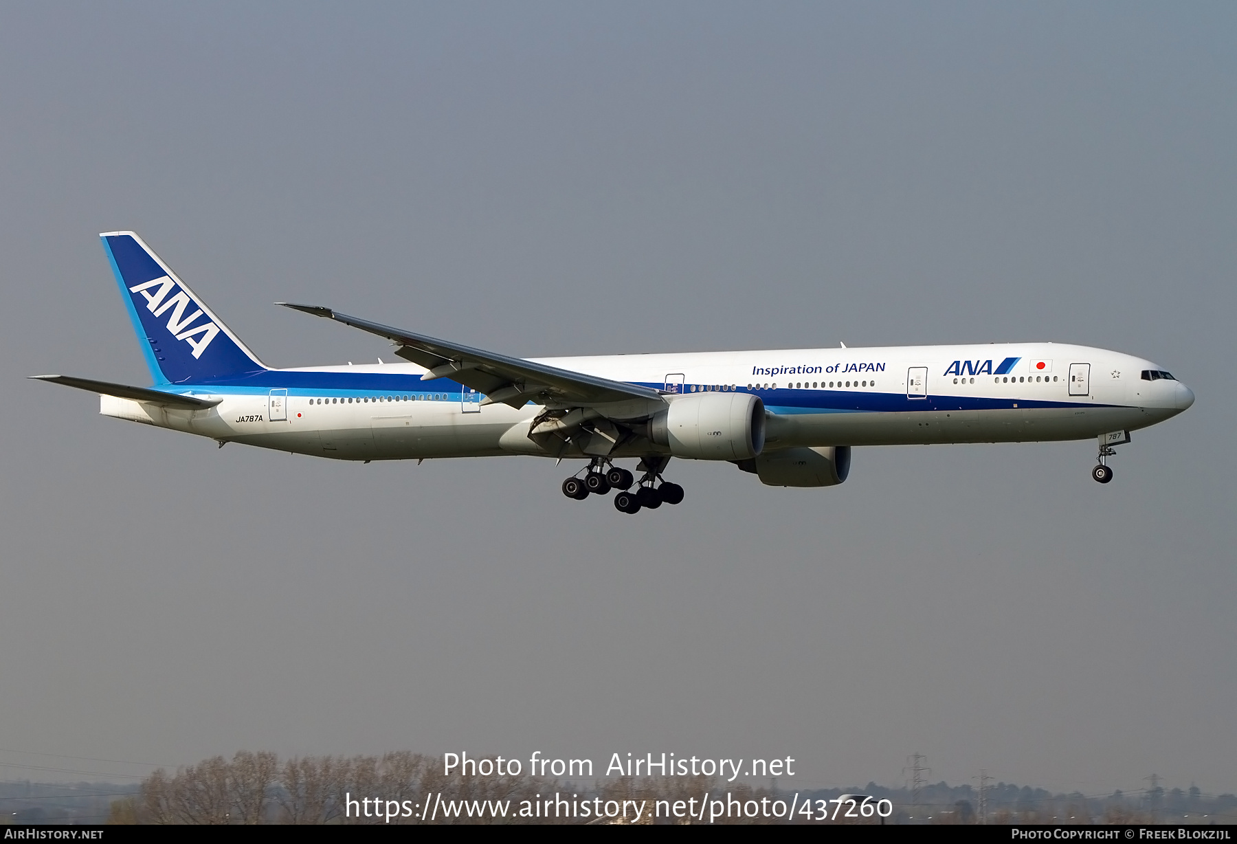 Aircraft Photo of JA787A | Boeing 777-381/ER | All Nippon Airways - ANA | AirHistory.net #437260