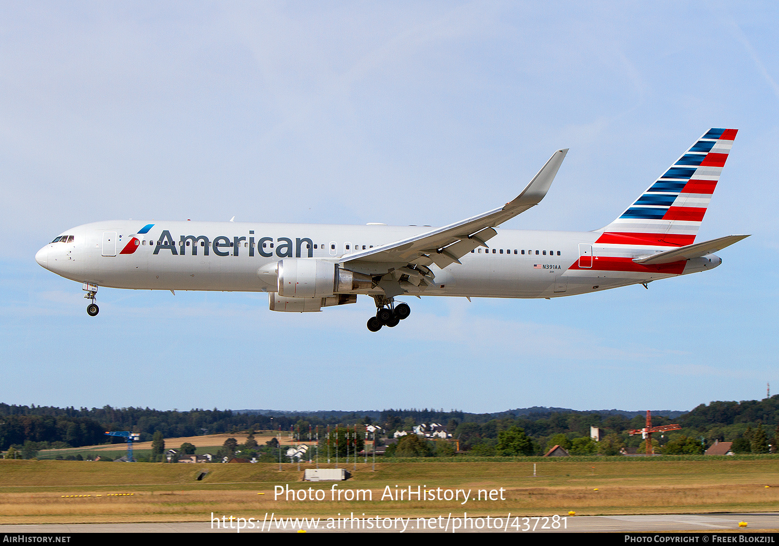 Aircraft Photo of N391AA | Boeing 767-323/ER | American Airlines | AirHistory.net #437281