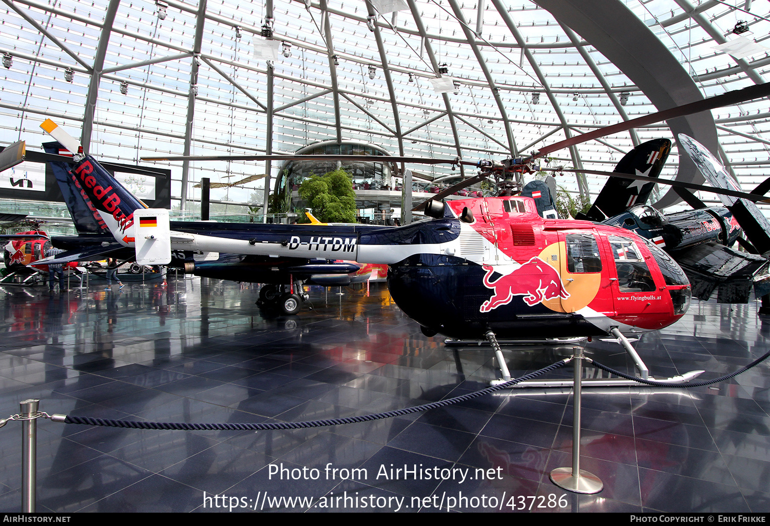 Aircraft Photo of D-HTDM | MBB BO-105CB | Red Bull | AirHistory.net #437286