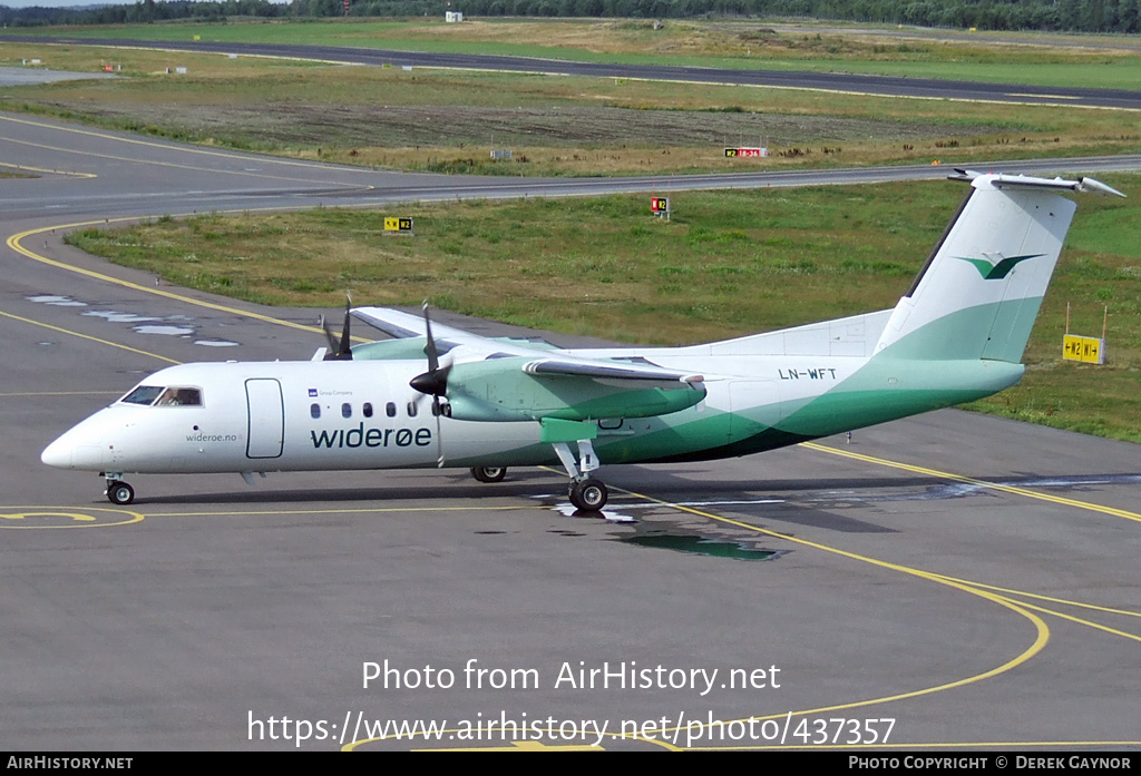 Aircraft Photo of LN-WFT | Bombardier DHC-8-315Q Dash 8 | Widerøe | AirHistory.net #437357