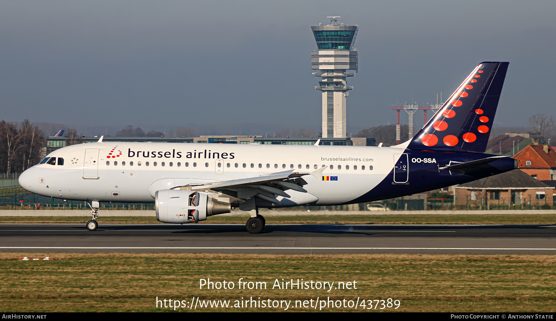 Aircraft Photo of OO-SSA | Airbus A319-111 | Brussels Airlines | AirHistory.net #437389