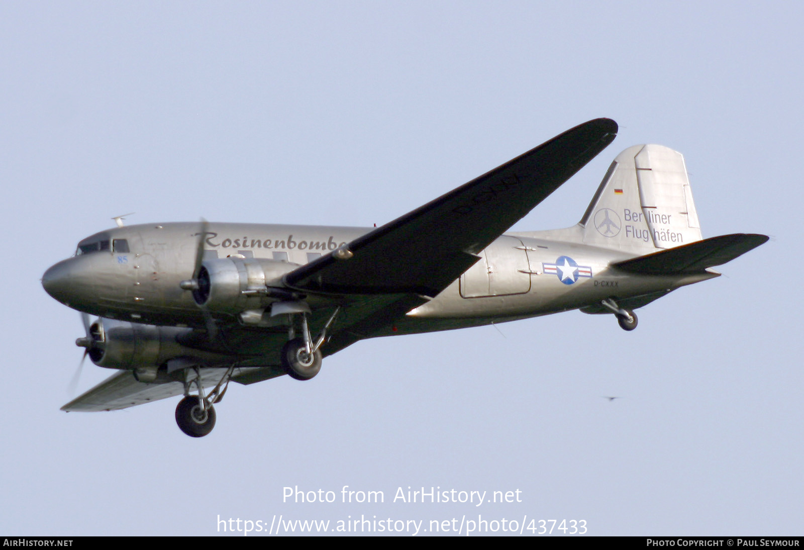 Aircraft Photo of D-CXXX | Douglas C-47B Skytrain | Air Service Berlin | AirHistory.net #437433