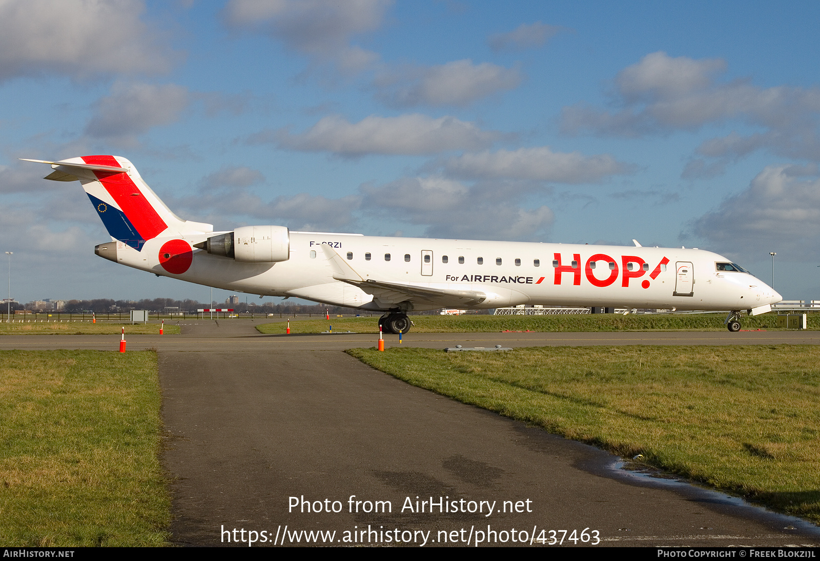 Aircraft Photo of F-GRZI | Bombardier CRJ-702 (CL-600-2C10) | Hop! | AirHistory.net #437463