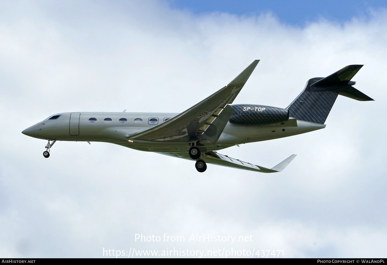 Aircraft Photo of SP-TOP | Gulfstream Aerospace G650ER (G-VI) | AirHistory.net #437471