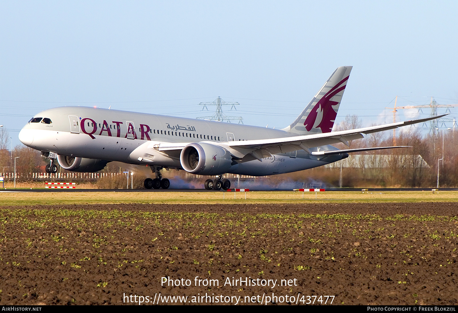 Aircraft Photo of A7-BCO | Boeing 787-8 Dreamliner | Qatar Airways | AirHistory.net #437477