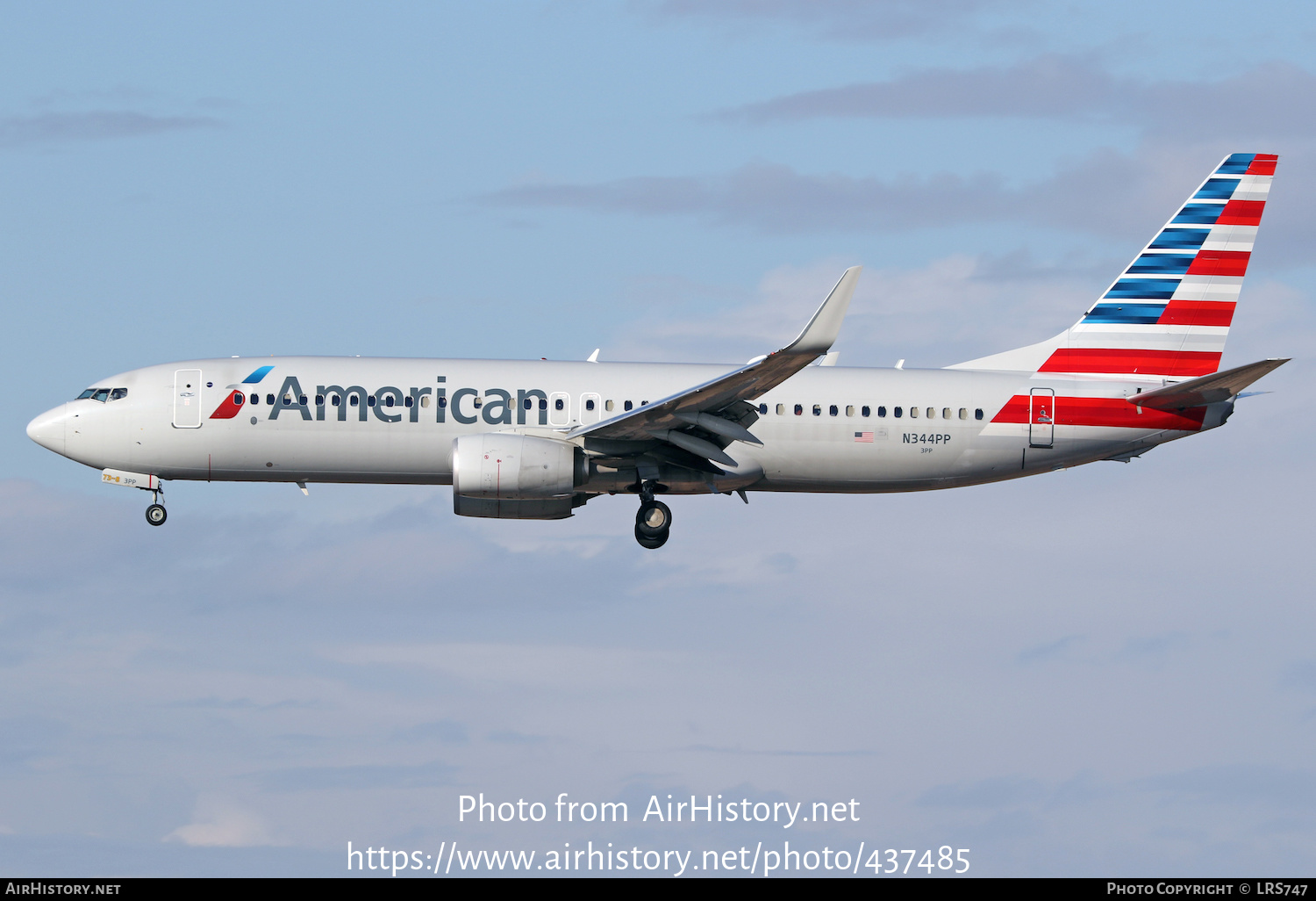 Aircraft Photo of N344PP | Boeing 737-823 | American Airlines | AirHistory.net #437485